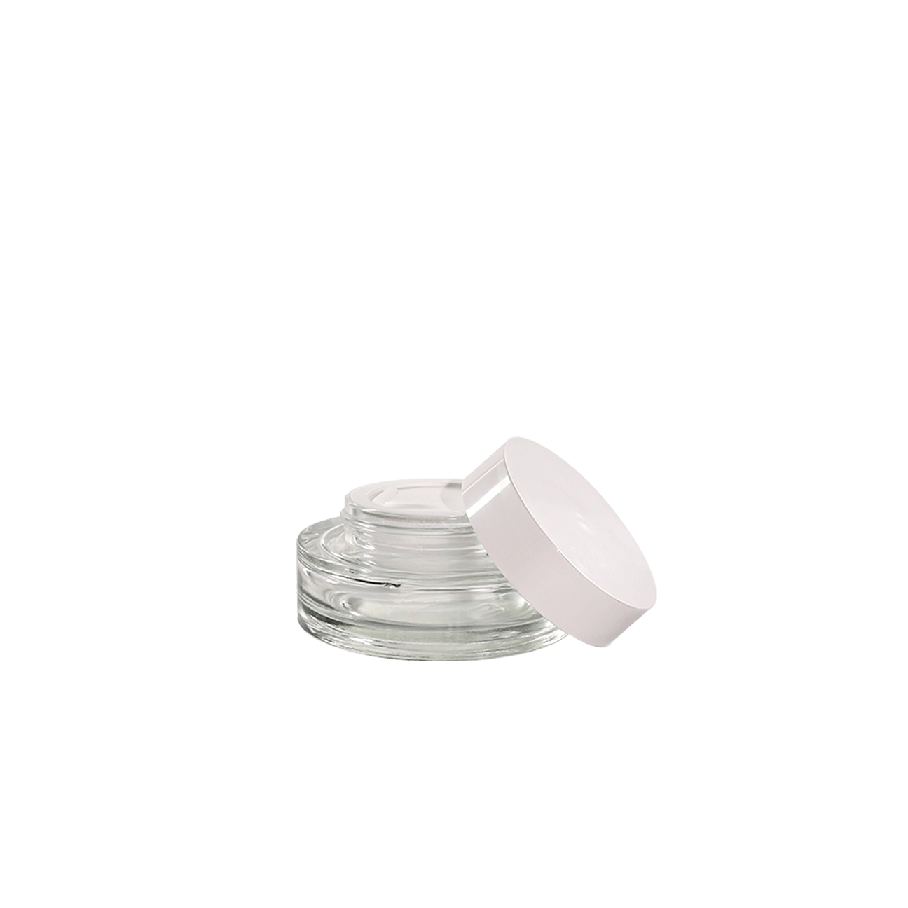M-LC JAR-01 ROUND GLASS CREAM JAR image 2