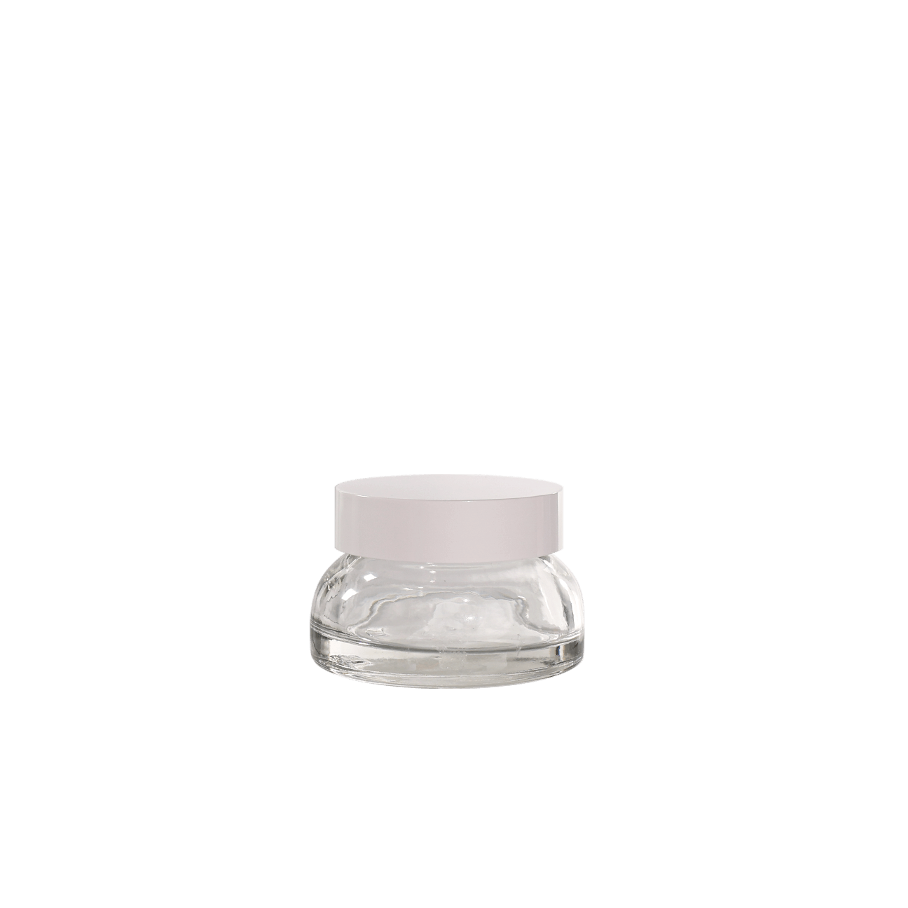 M-LCJ-03 ROUND GLASS CREAM JAR main image