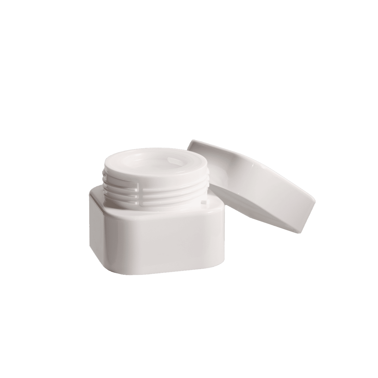 C10-1030 SQUARE REFILL CREAM JAR image 1