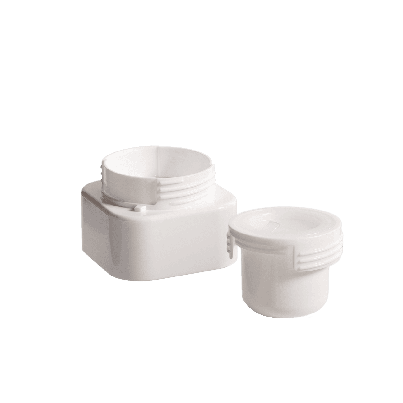 C10-1030 SQUARE REFILL CREAM JAR image 2