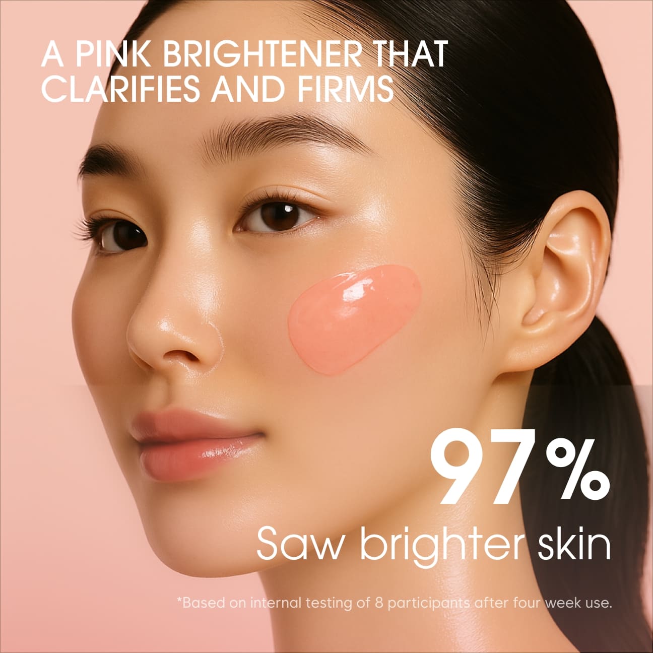 NIACINAMIDE 2%+ SAPONIN PINK SERUM image 2